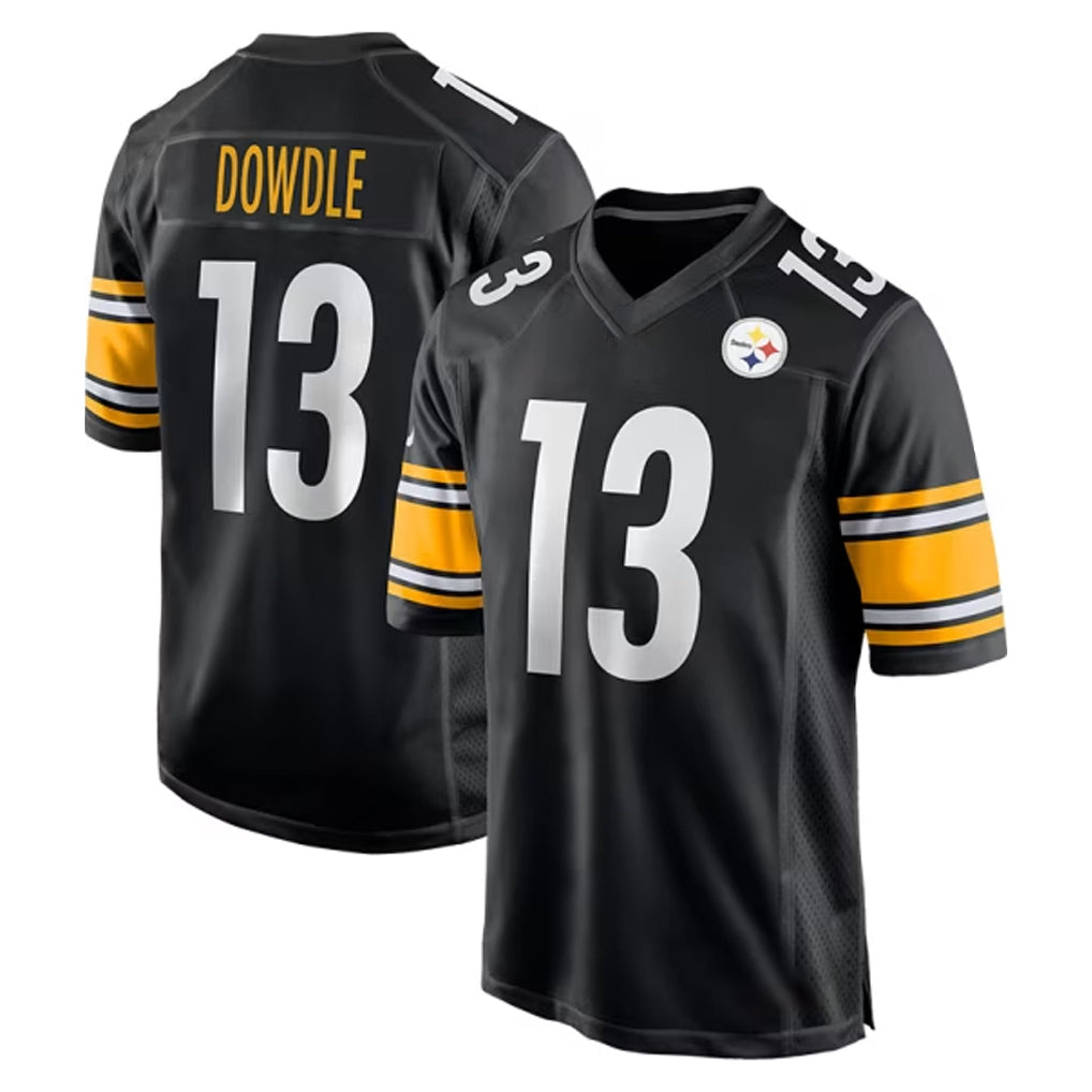 Fenge P.Steelers #13 Rico Dowdle Player Black Home Game Stitched Jerseys