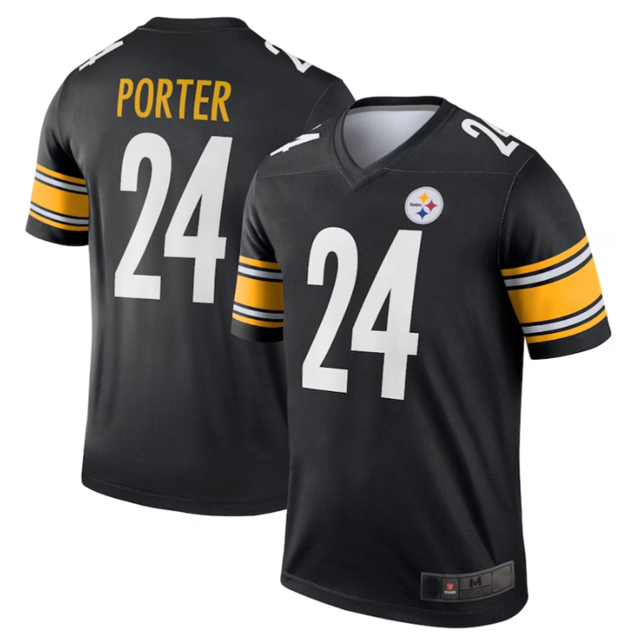 Fenge P.Steelers #24 Joey Porter Jr. Black Legend American Stitched Jerseys
