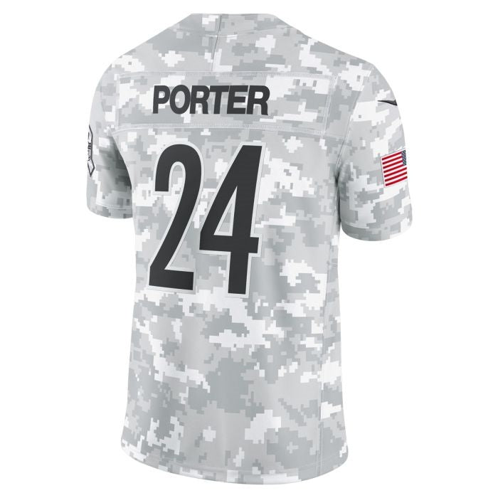 Fenge P.Steelers #24 Joey Porter Jr. Limited Salute to Service Stitched Jerseys