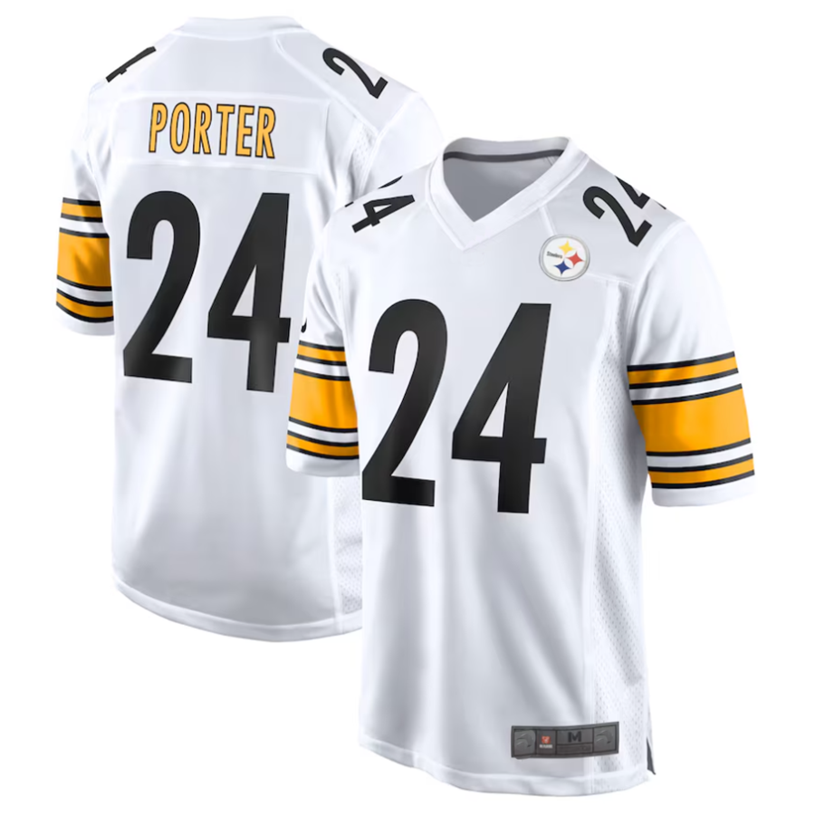 Fenge P.Steelers #24 Joey Porter Jr. Player White Game Stitched Jerseys