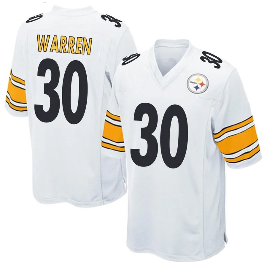 Fenge P.Steelers #30 Jaylen Warren Player Game White Stitched Jerseys