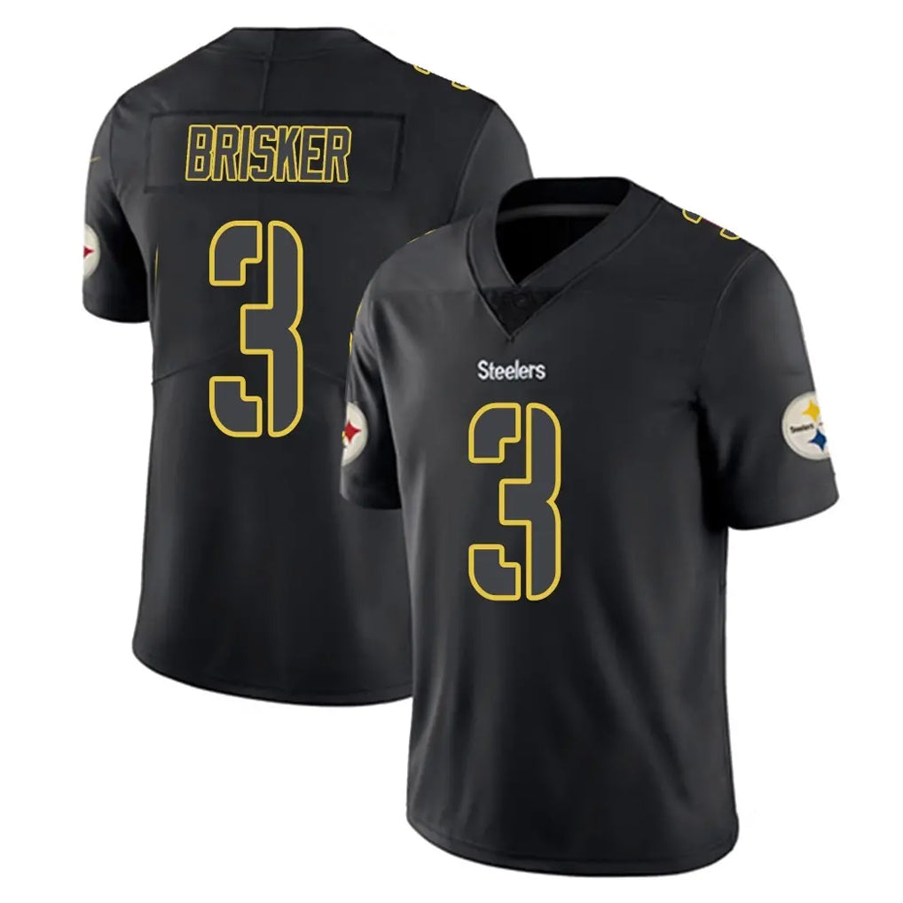 Fenge P.Steelers #3 Jaquan Brisker Player Black Impact Limited Home Game Stitched Jerseys
