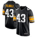 Fenge P.Steelers #43 Troy Polamalu Black Retired Player Jersey American Stitched Jersey