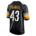 Fenge P.Steelers #43 Troy Polamalu Player Black Home Game Stitched Jerseys