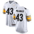 Fenge P.Steelers #43 Troy Polamalu Player White Home Game Stitched Jerseys