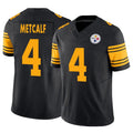 Fenge P.Steelers #4 DK Metcalf Player Black Alternate Vapor F.U.S.E. Limited Stitched Jerseys