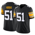 Fenge P.Steelers #51 Nick Herbig Player Black Limited Alternate Vapor F.U.S.E. Home Game Stitched Jerseys