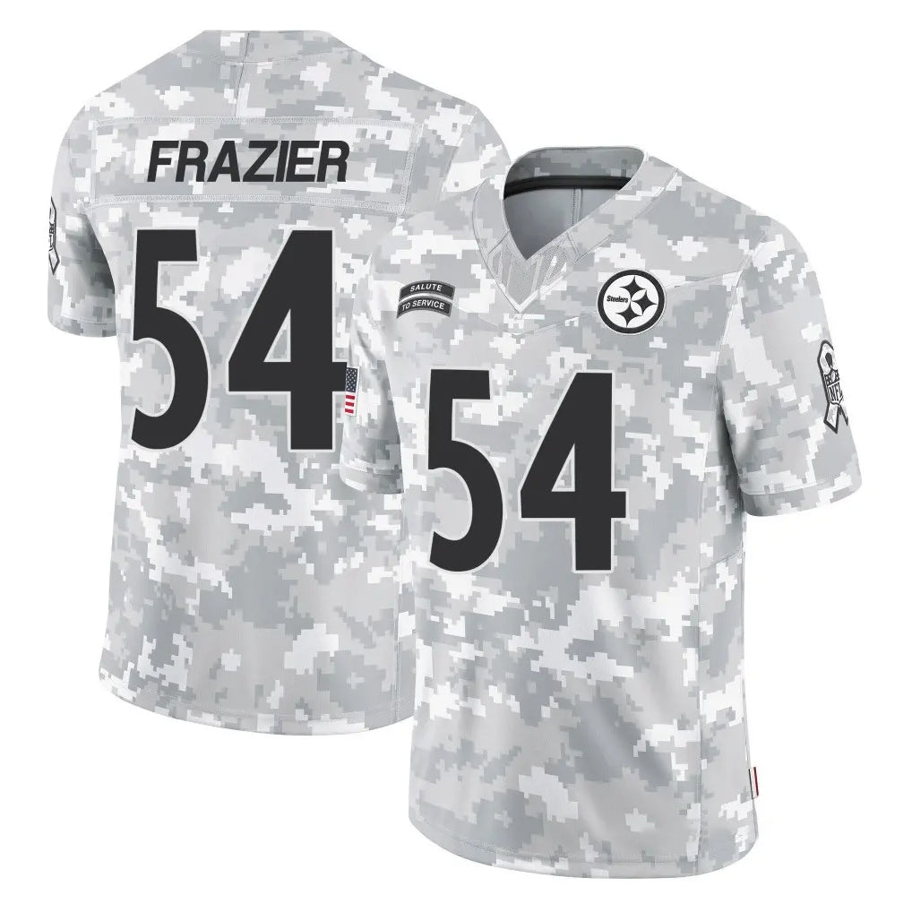 Fenge P.Steelers #54 Zach Frazier Player Arctic Camo Limited Salute To Service Home Game Stitched Jerseys
