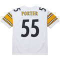 Fenge P.Steelers #55 Joey Porter Mitchell & Ness White 2005 Authentic Throwback Retired Player Jersey Stitched Puhic
