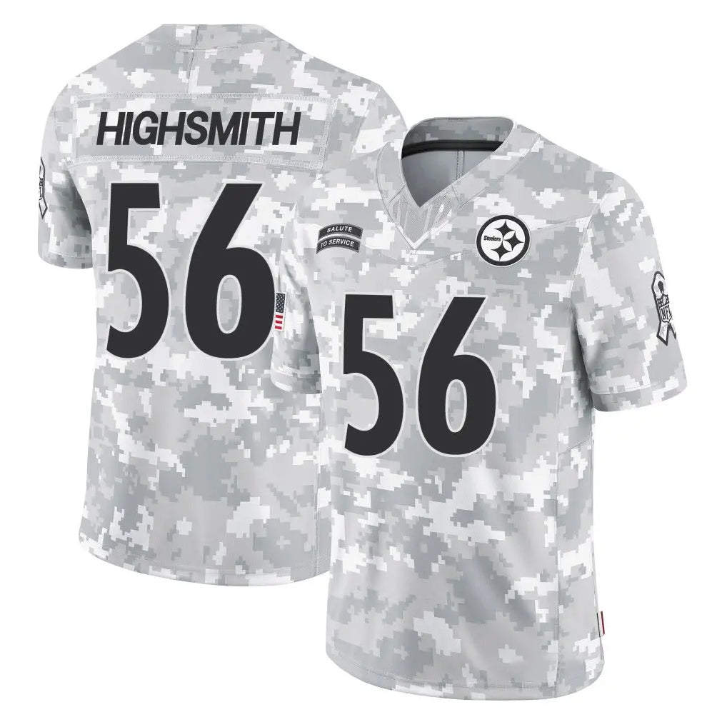 Fenge P.Steelers #56 Alex Highsmith Player Arctic Camo Limited Salute To Service Home Game Stitched Jerseys