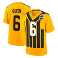 Fenge P.Steelers #6 Patrick Queen Player Gold Limited 1933 Throwback Home Game Stitched Jerseys