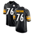 Fenge P.Steelers #76 Troy Fautanu Player Black Home Game Stitched Jerseys