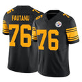 Fenge P.Steelers #76 Troy Fautanu Player Black Limited 2nd Alternate Vapor F.U.S.E. Home Game Stitched Jerseys