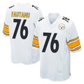 Fenge P.Steelers #76 Troy Fautanu Player White Home Game Stitched Jerseys