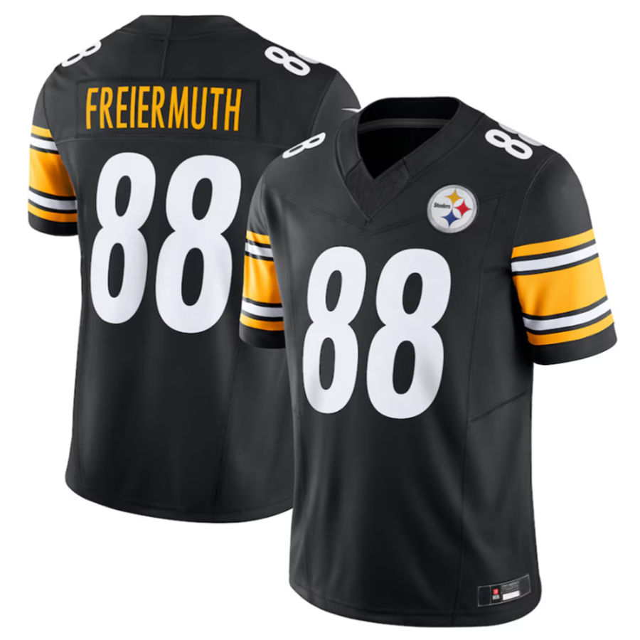Fenge P.Steelers #88 Pat Freiermuth Black Vapor F.U.S.E. Limited American Stitched Jerseys