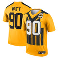Fenge P.Steelers #90 T.J. Watt Player Gold Alternate 1933 Throwback Legend Performance Top1 Stitched Jerseys