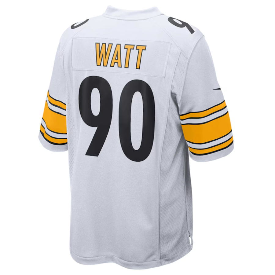 Fenge P.Steelers #90 T.J. Watt Player White Game Stitched Jerseys