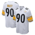 Fenge P.Steelers #90 T.J. Watt Player White Home Game Stitched Jerseys