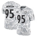 Fenge P.Steelers #95 Keeanu Benton Player Arctic Camo Limited Salute To Service Home Game Stitched Jerseys