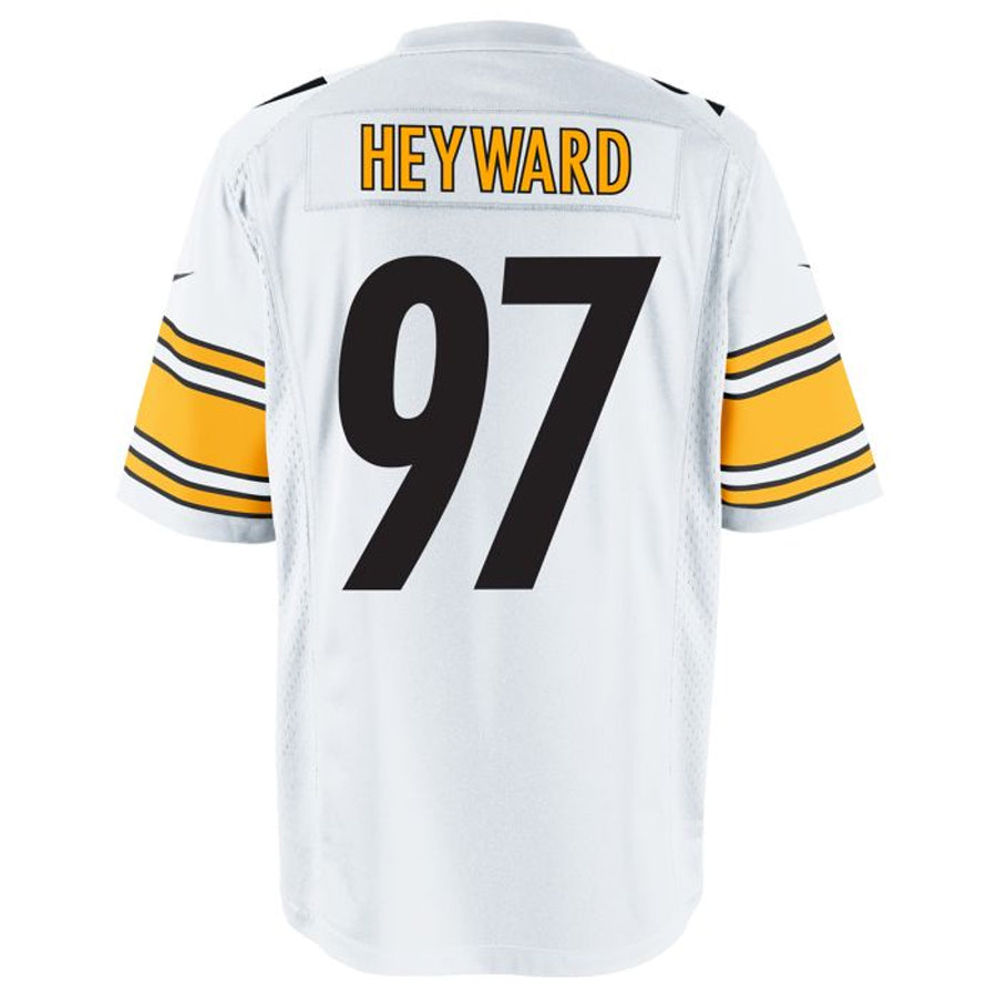 Fenge P.Steelers #97 Cameron Heyward Player White Game Stitched Jerseys