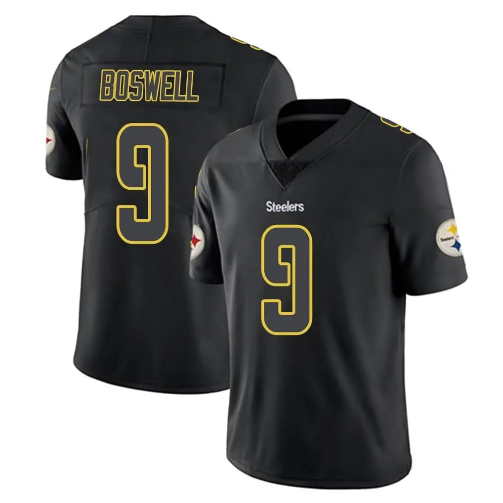 Fenge P.Steelers #9 Chris Boswell Player Black Impact Limited Home Game Stitched Jerseys