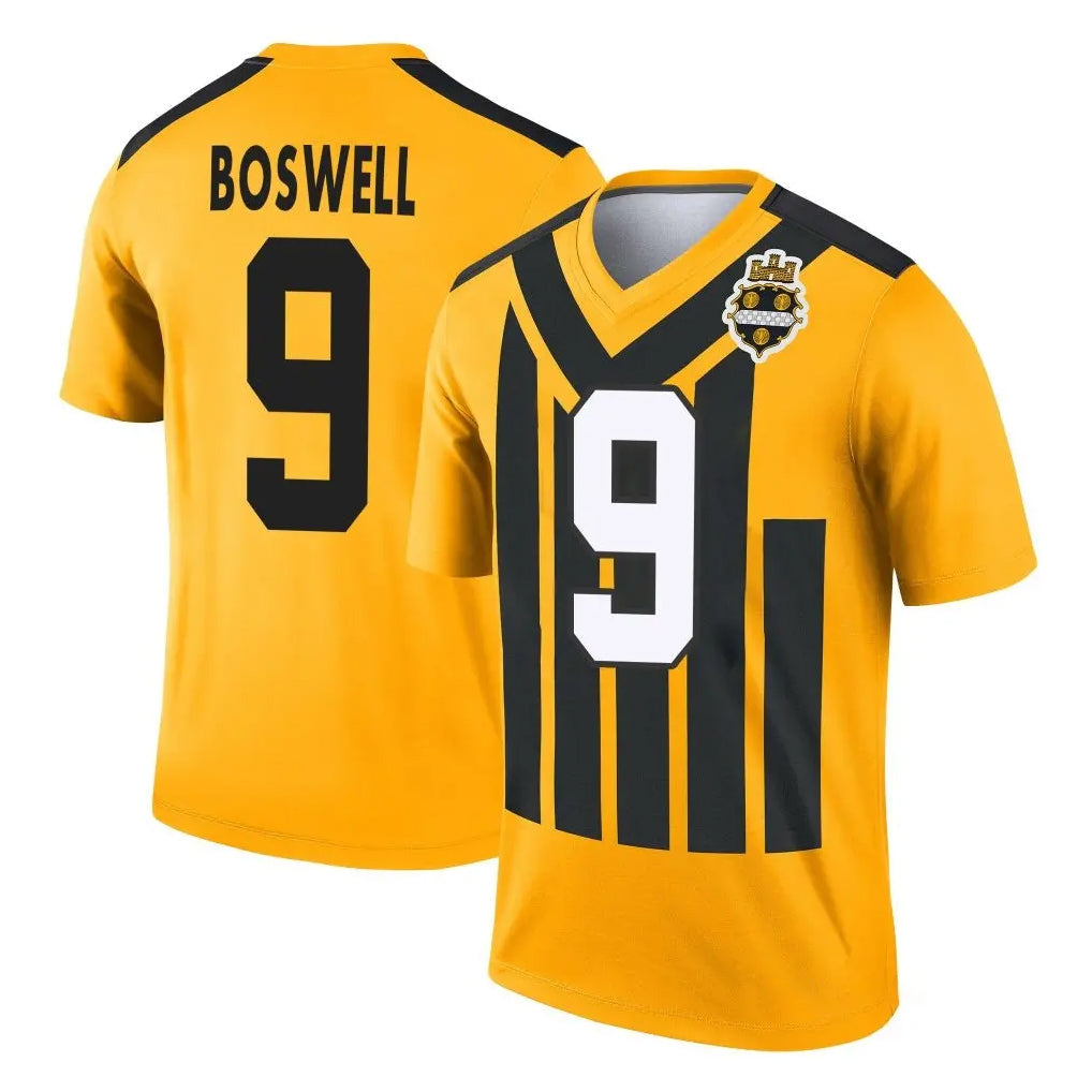 Fenge P.Steelers #9 Chris Boswell Player Gold Legend Limited 1933 Throwback Performance Home Game Stitched Jerseys