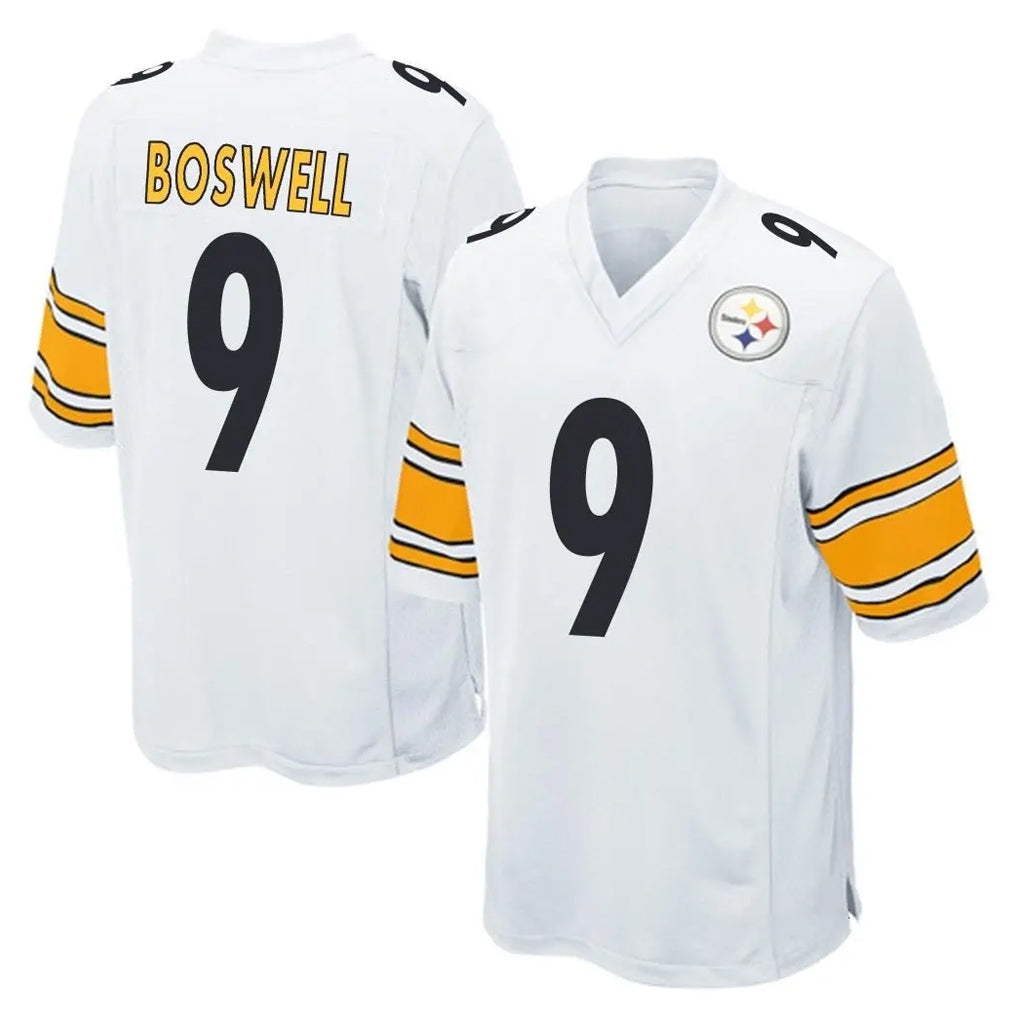 Fenge P.Steelers #9 Chris Boswell Player White Home Game Stitched Jerseys