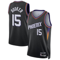 Fenge P.Suns #15 Devin Booker Black Swingman Jerseys - Statement Edition