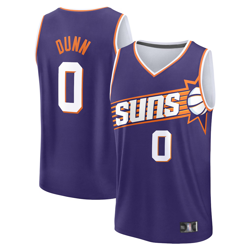 Fenge P.Sunss #0 Ryan Dunn Fanatics Purple 2024 Draft Fast Break Player Jerseys - Icon Edition