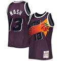Fenge P.Sunss #13 Steve Nash Mitchell & Ness Purple 1996-1997 Hardwood Classics Off-Court Swingman Jerseys