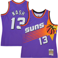 Fenge P.Sunss #13 Steve Nash Mitchell & Ness Purple Hardwood Classics 1996-1997 Tropical Swingman Jerseys