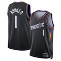 Fenge P.Sunss #1 Devin Booker Black Swingman Jerseys - Statement Edition