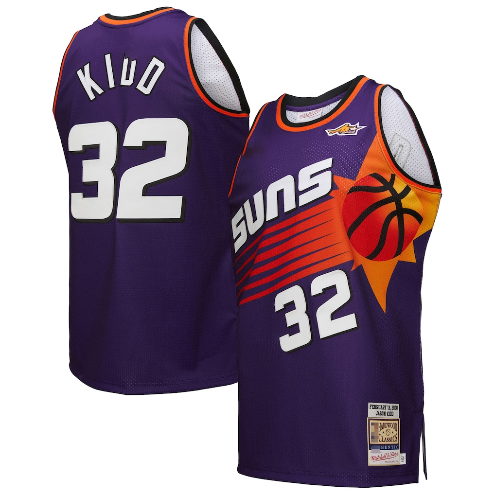 Fenge P.Sunss #32 Jason Kidd Mitchell & Ness Purple 2000 All-Star Game Authentic Jerseys