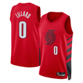 Fenge PT.Blazers #0 Damian Lillard White Swingman Jerseys - Association Edition