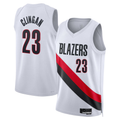 Fenge PT.Blazers #23 Donovan Clingan White Swingman Jerseys - Association Edition