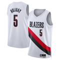 Fenge PT.Blazers #5 Jrue Holiday White Swingman Jerseys - Association Edition
