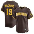 Fenge S.Diego Padres #13 Manny Machado Player Brown Home Limited Stitched Jerseys