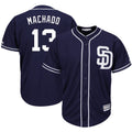 Fenge S.Diego Padres #13 Manny Machado Player Navy Cool Base Game Stitched Jerseys