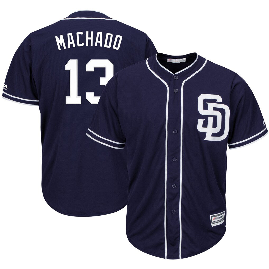 Fenge S.Diego Padres #13 Manny Machado Player Navy Cool Base Game Stitched Jerseys