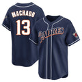 Fenge S.Diego Padres #13 Manny Machado Player Navy Cooperstown Collection Limited Home Stitched Jerseys