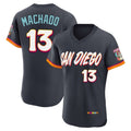 Fenge S.Diego Padres #13 Manny Machado Player Obsidian 2026 City Connect Home Elite T-shirt Stitched Jerseys