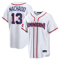 Fenge S.Diego Padres #13 Manny Machado Player White 2026 World Classic Home Limited Stitched Jerseys