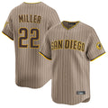 Fenge S.Diego Padres #22 Mason Miller Player Khaki Home Limited Stitched Jerseys