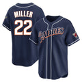 Fenge S.Diego Padres #22 Mason Miller Player Navy Cooperstown Collection Limited Home Stitched Jerseys