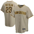 Fenge S.Diego Padres #23 Fernando Tatis Jr Player Khaki Home Game Stitched Jerseys