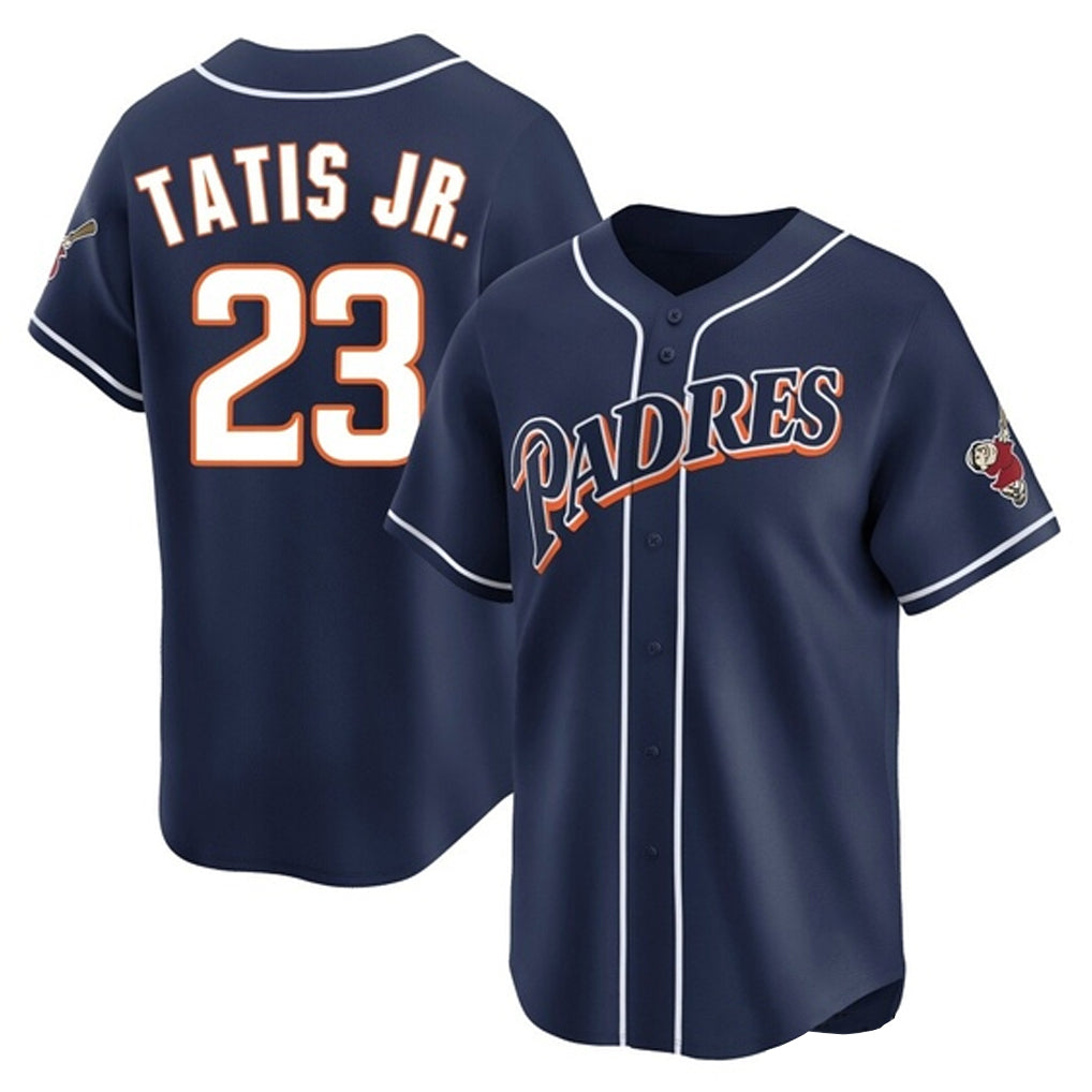 Fenge S.Diego Padres #23 Fernando Tatis Jr Player Navy Cooperstown Collection Limited Home Stitched Jerseys