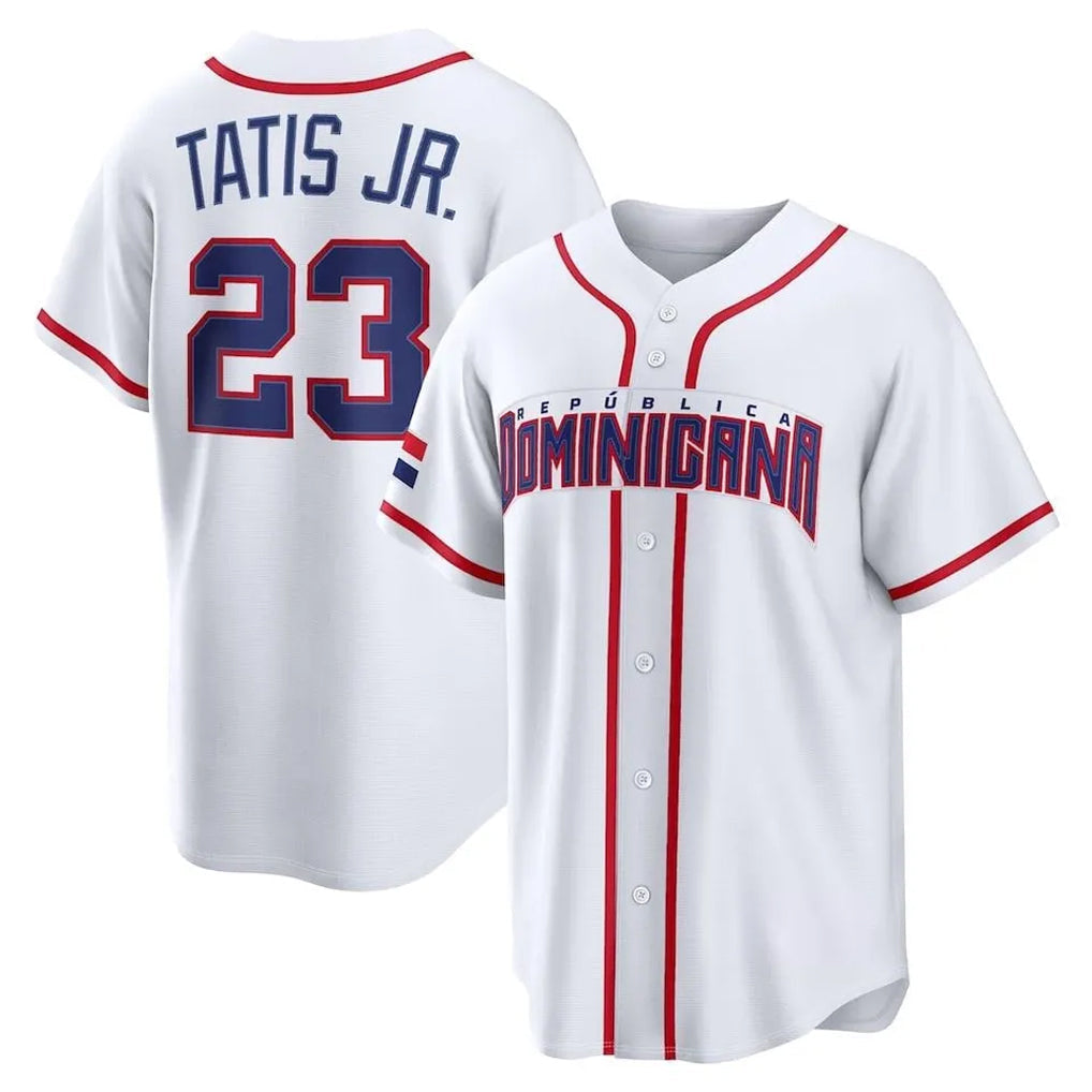 Fenge S.Diego Padres #23 Fernando Tatis Jr Player White 2026 World Classic Home Limited Stitched Jerseys