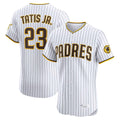 Fenge S.Diego Padres #23 Fernando Tatis Jr Player White Home Limited Elite Stitched Jerseys