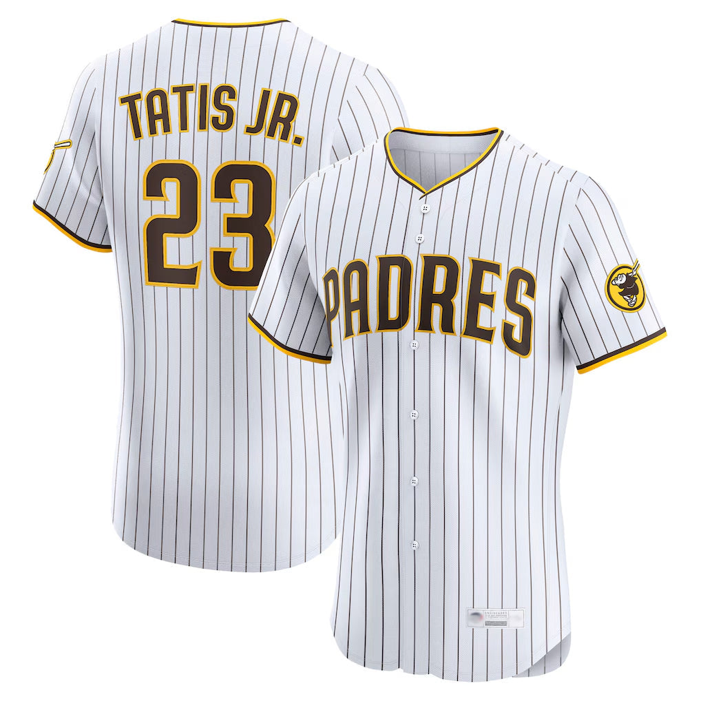 Fenge S.Diego Padres #23 Fernando Tatis Jr Player White Home Limited Elite Stitched Jerseys