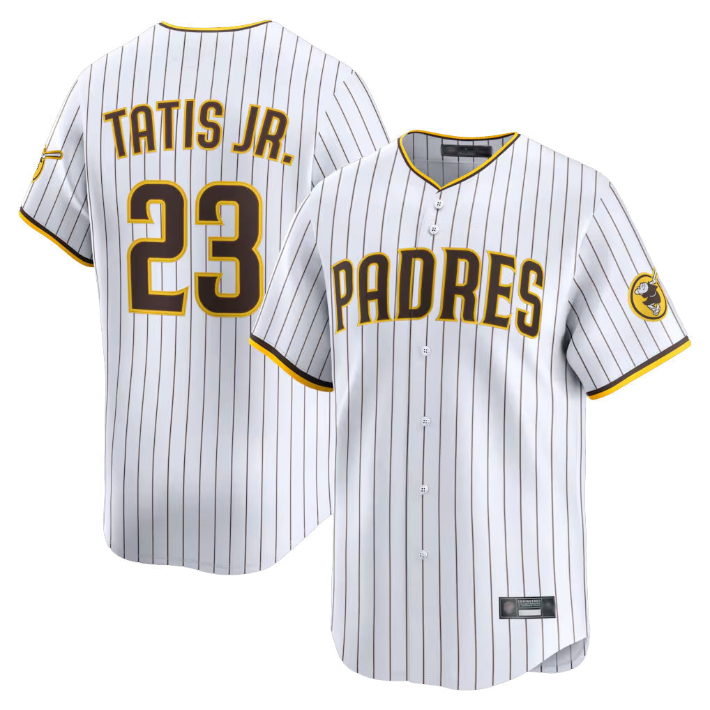 Fenge S.Diego Padres #23 Fernando Tatis Jr Player White Home Limited Stitched Jerseys